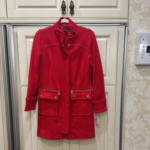 INC International Concepts Red Utility Jacket